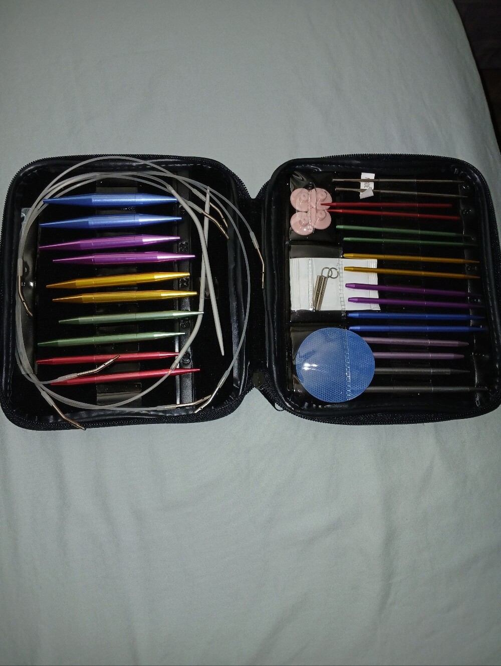 Aluminum Interchangeable Circular Knitting Needle Set